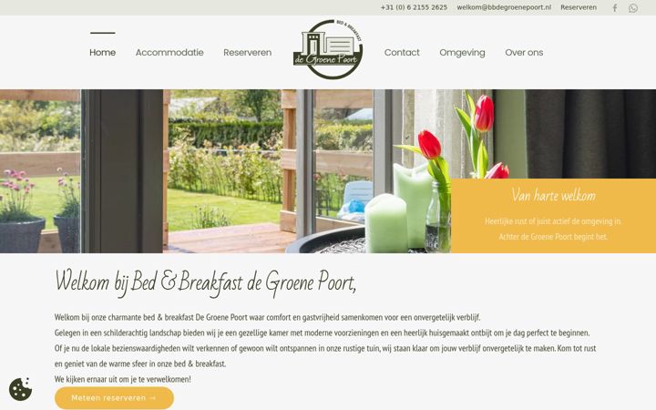 Screenshot of bbdegroenepoort.nl