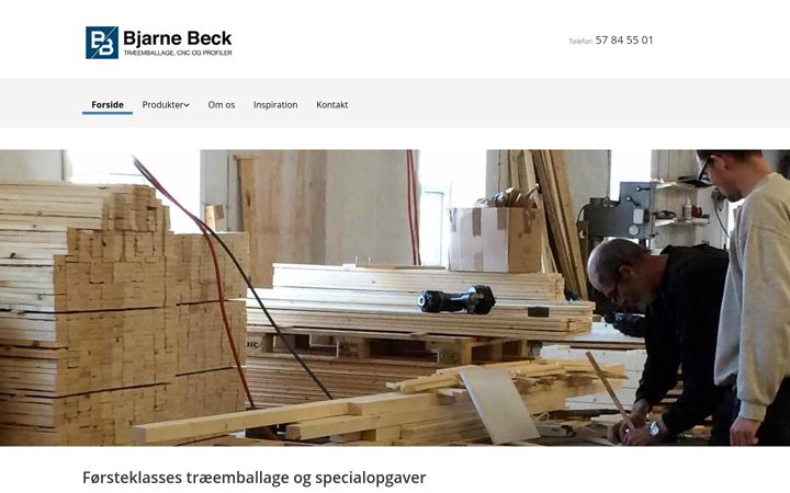 Screenshot of bbeck.dk