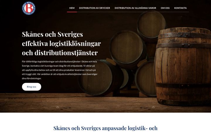 Screenshot of bbengtsson.se