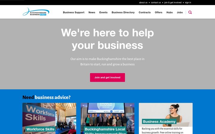 Screenshot of bbf.uk.com