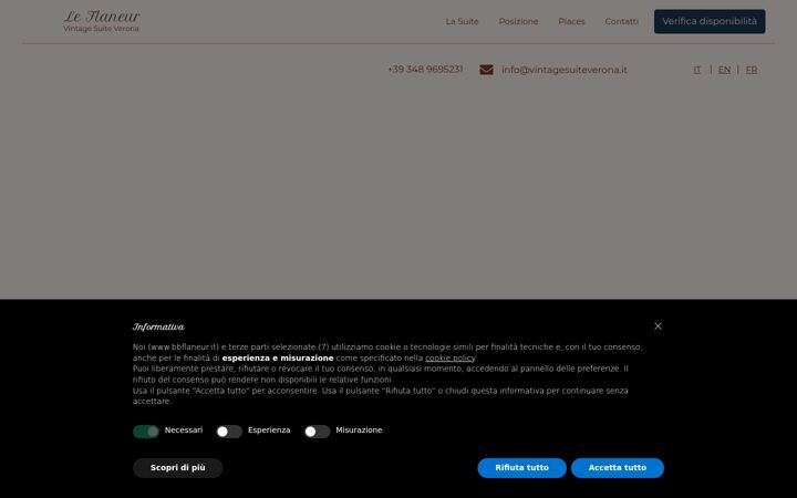 Screenshot of bbflaneur.it