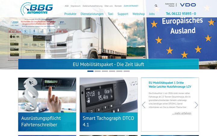Screenshot of bbg-automotive.de