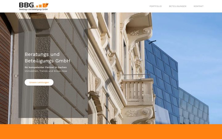 Screenshot of bbg-gmbh.de