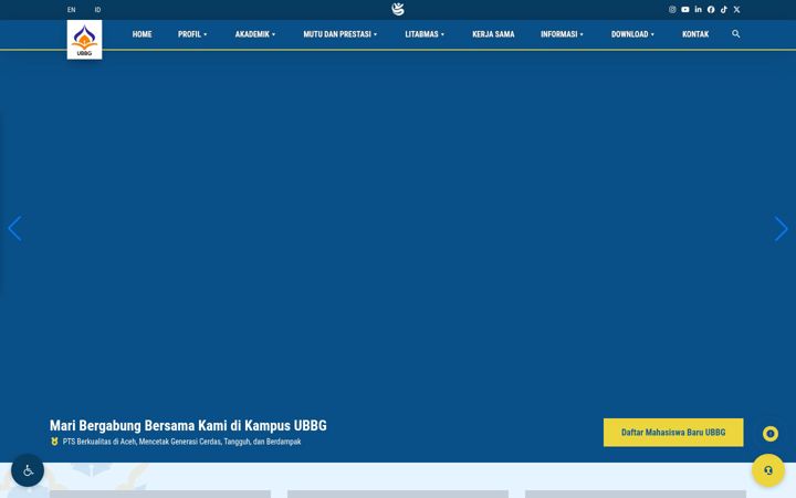 Screenshot of bbg.ac.id