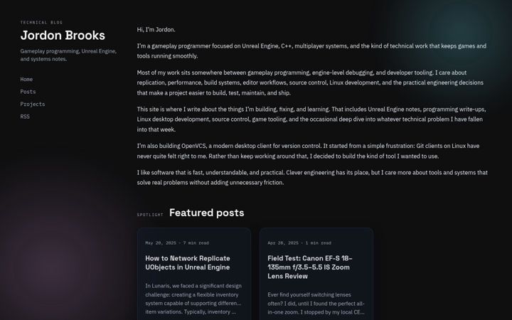 Screenshot of bbgames.dev