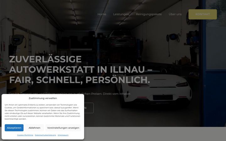 Screenshot of bbgarage.ch
