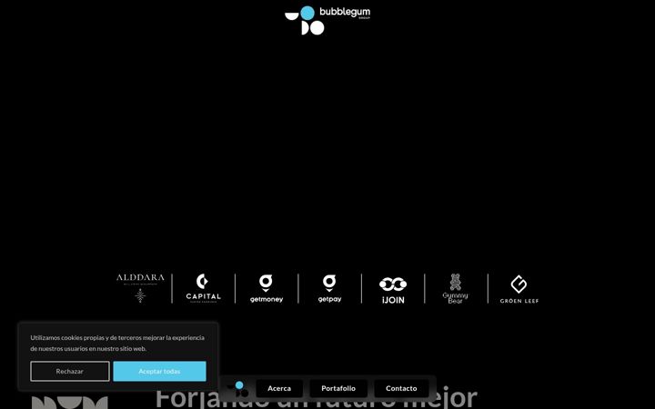 Screenshot of bbgumgroup.com