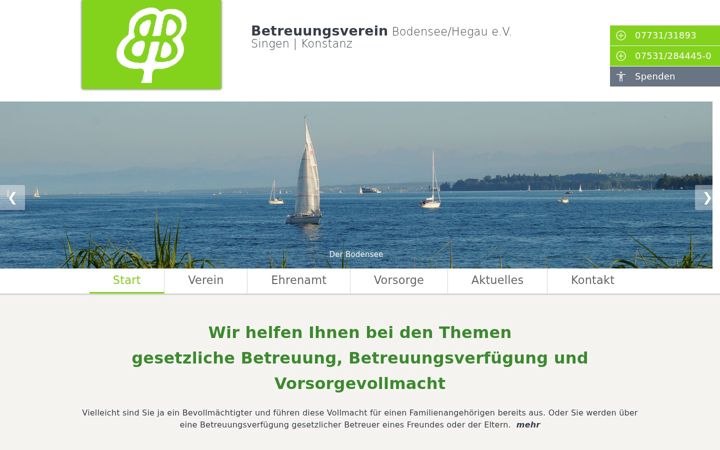 Screenshot of bbh-ev.de