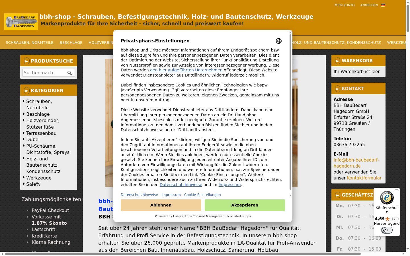 Sutikimo reklamjuostės, rodytos prieš bet kokią sąveiką, ekrano kopija