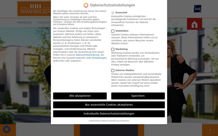 Screenshot of bbi-hamburg.de