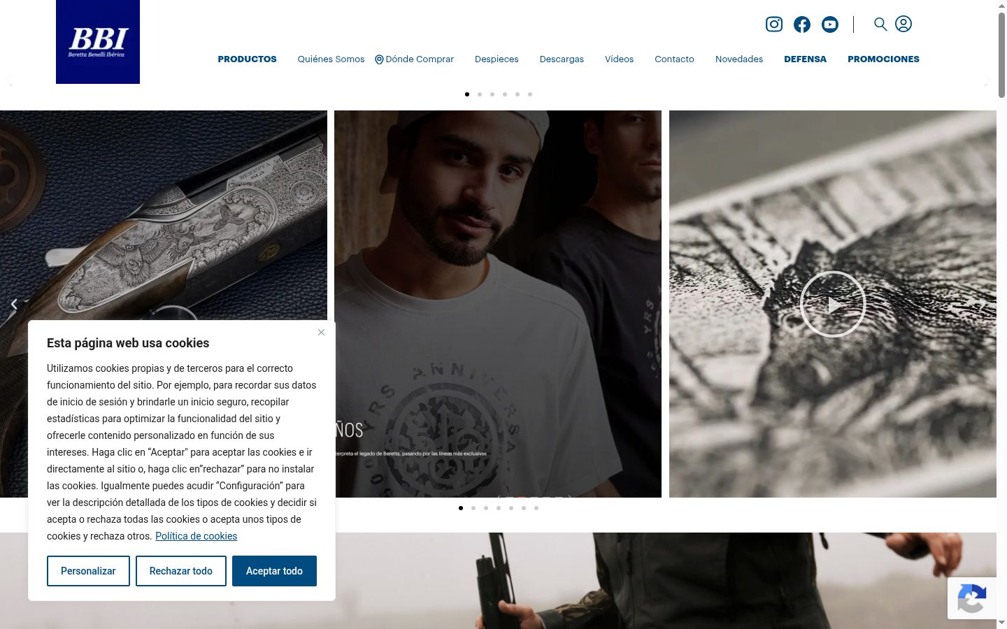 Screenshot des Einwilligungsbanners vor jeglicher Interaktion