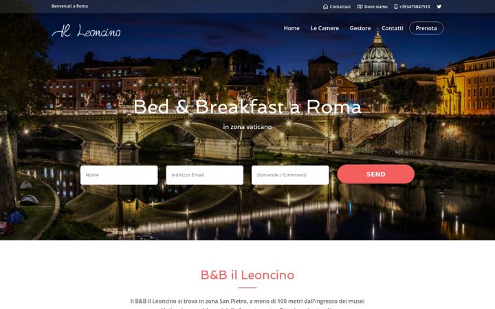 Screenshot of bbilleoncino.it