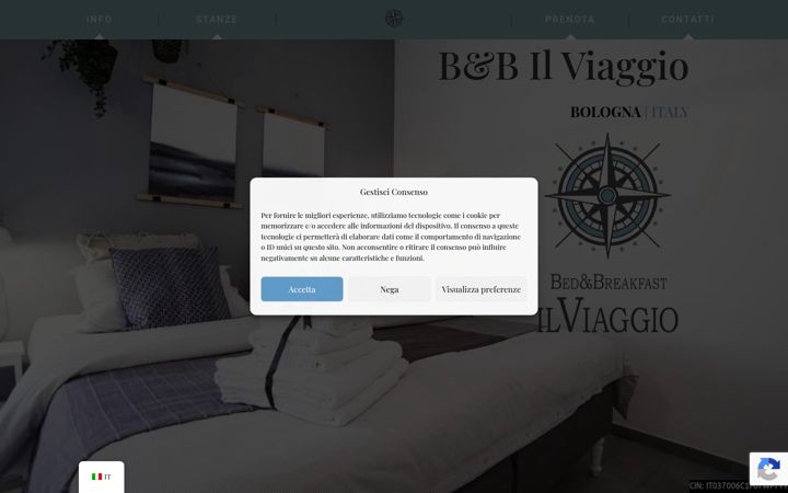 Screenshot of bbilviaggio.it