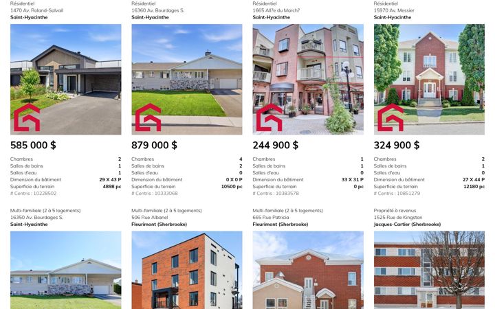 Screenshot of bbimmobilier.ca