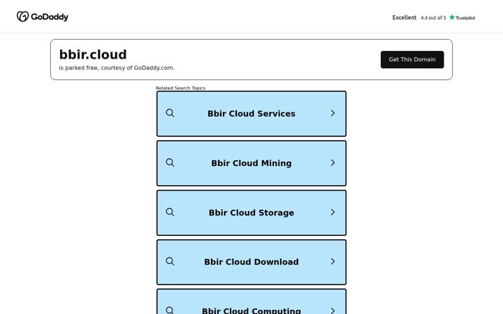 Screenshot of bbir.cloud