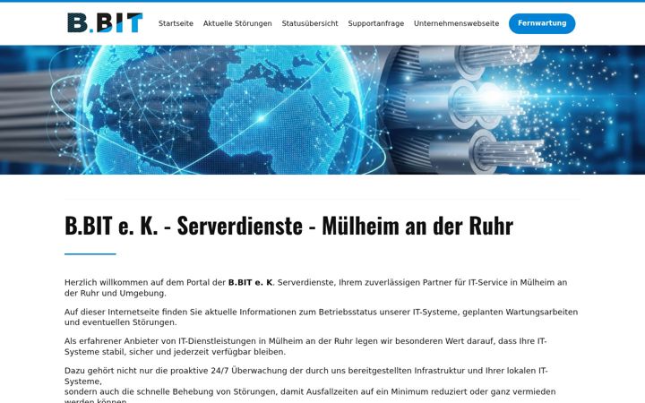 Screenshot of bbitserver.de