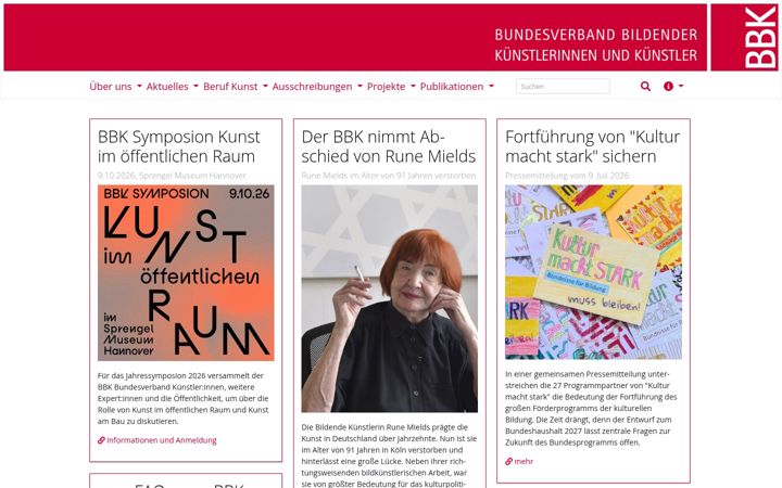 Screenshot of bbk-bundesverband.de