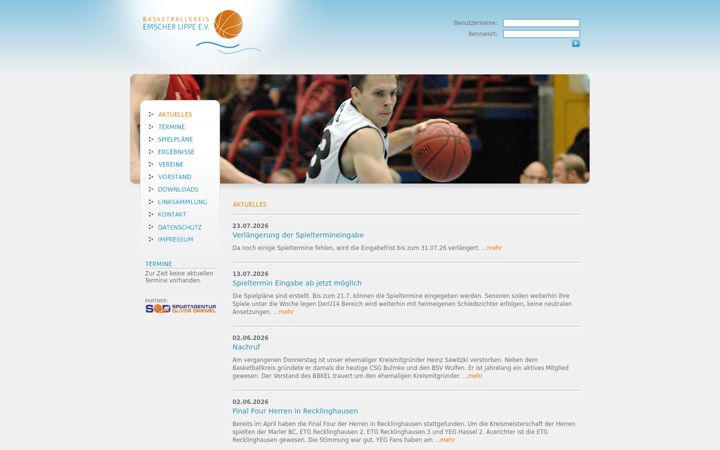 Screenshot of bbkel.de