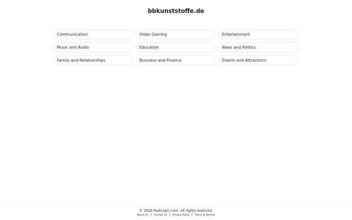 Screenshot of bbkunststoffe.de