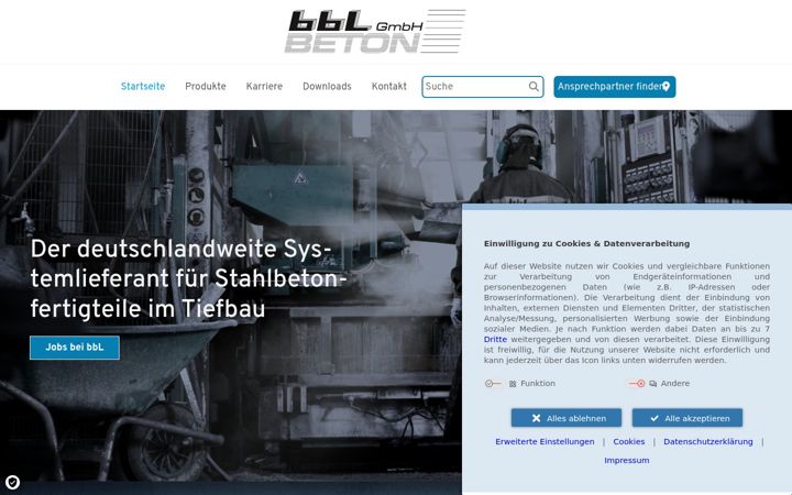 Screenshot of bbl-beton.de