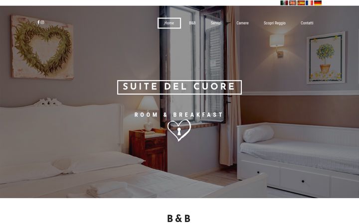 Screenshot of bblacasadelcuore.it