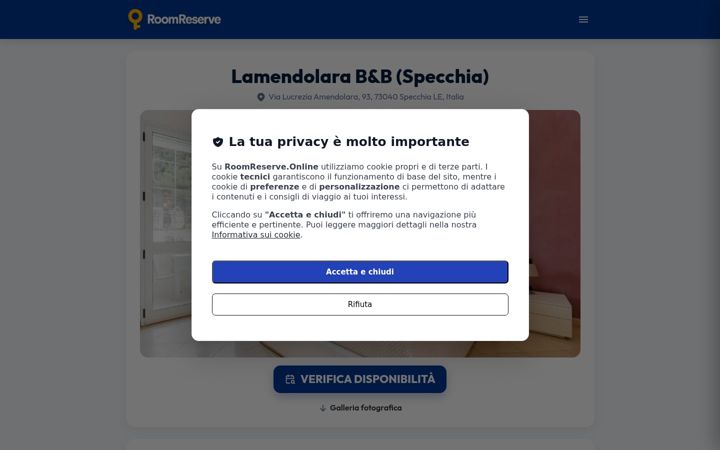 Screenshot of bblamendolara.it