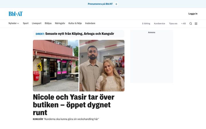 Screenshot of bblat.se