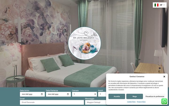 Screenshot of bblovebologna.com