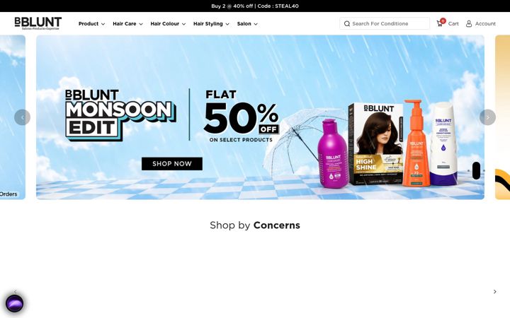 Screenshot of bblunt.com