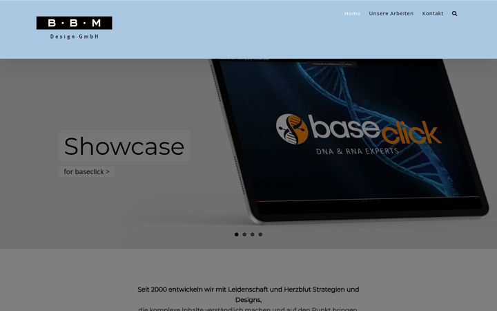 Screenshot of bbm-design.de