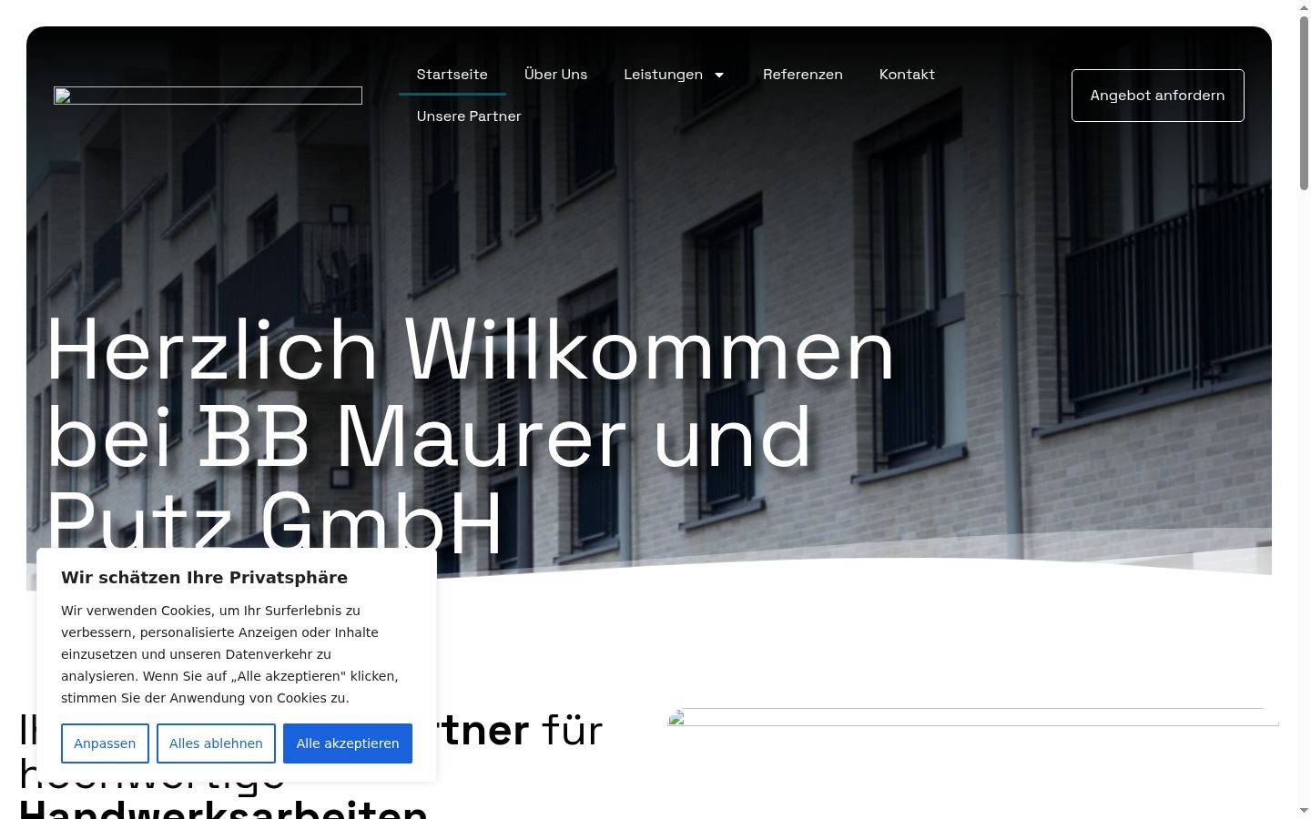 Screenshot tal-banner tal-kunsens muri qabel kwalunkwe interazzjoni