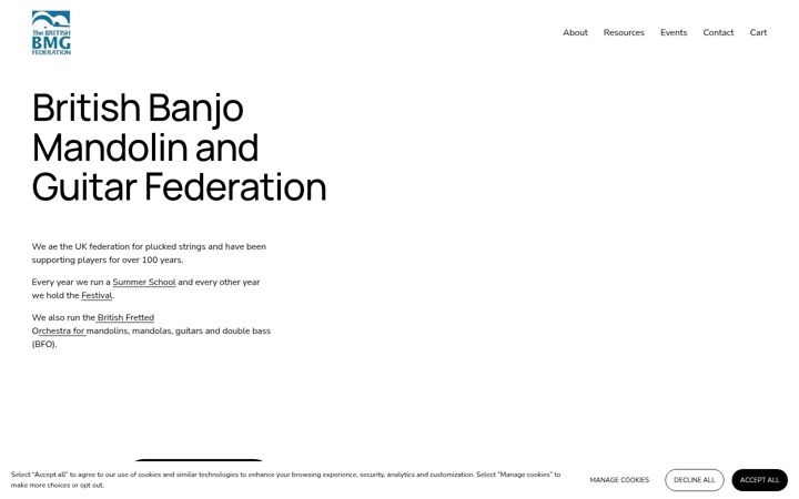Screenshot of bbmg.org.uk