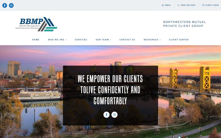 Screenshot of bbmpwealth.com