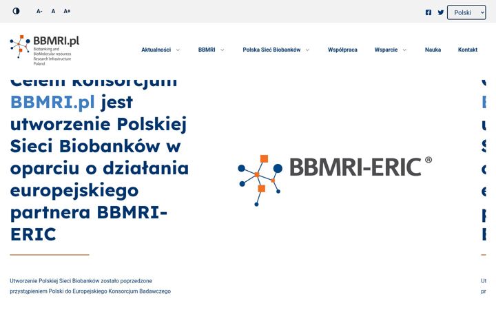 Screenshot of bbmri.pl