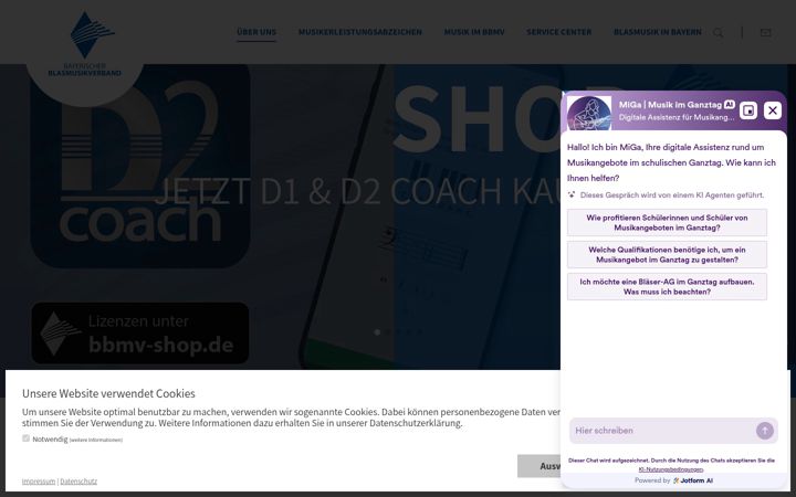 Screenshot of bbmv-online.de