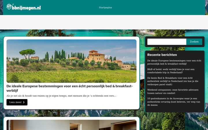 Kuvakaappaus sivustosta bbnijmegen.nl
