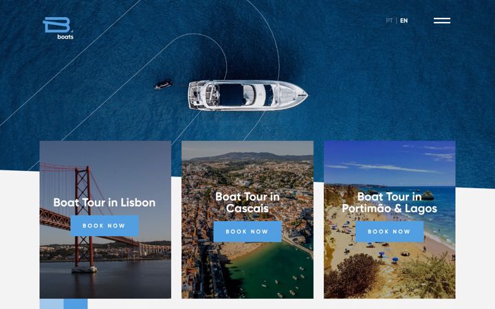 Screenshot of bboats.pt