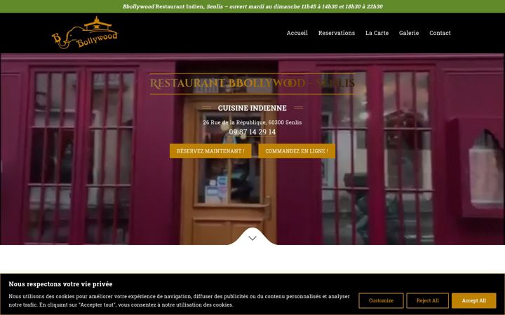 Screenshot of bbollywood.fr