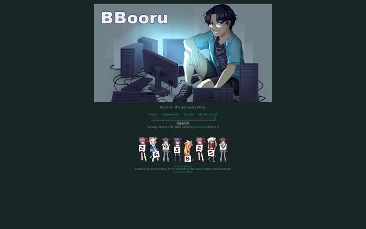 Screenshot του bbooru.com