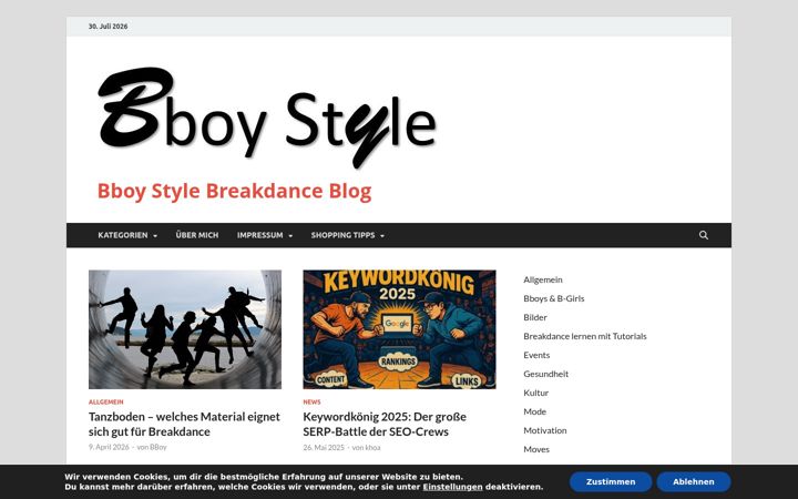 Screenshot di bboy-style.de