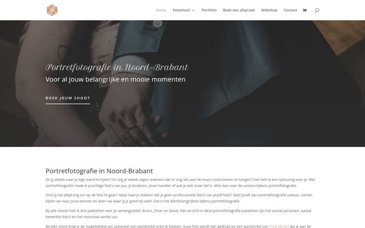 Kuvakaappaus sivustosta bbp-fotografie.nl