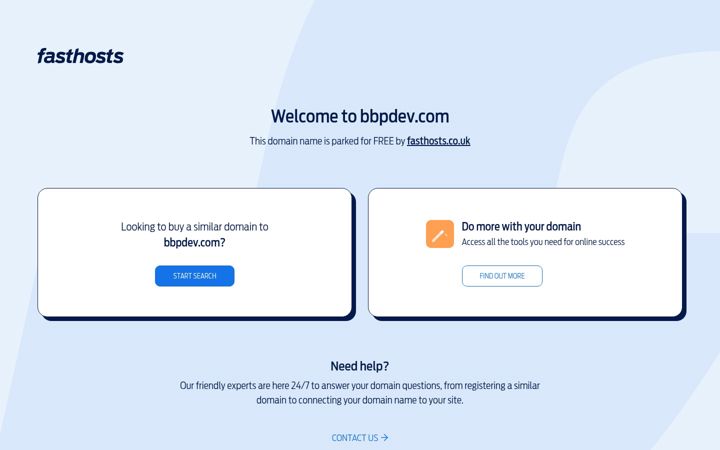 Screenshot of bbpdev.com