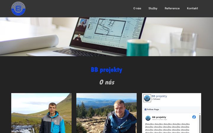 Screenshot of bbprojekty.cz
