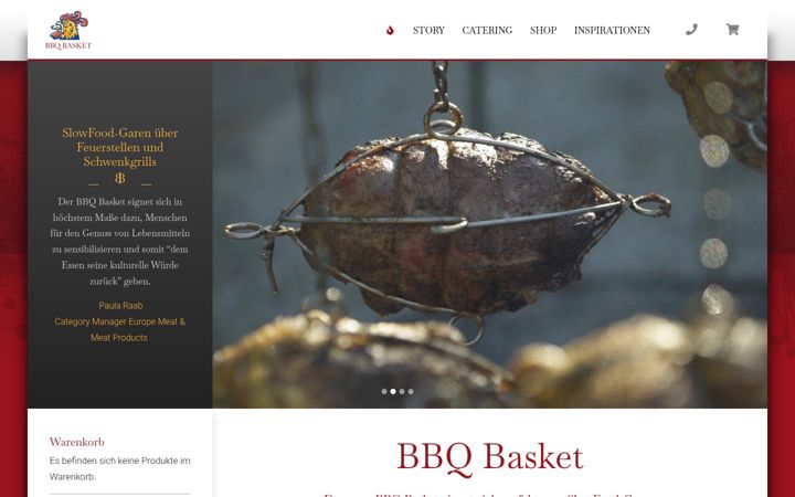 Screenshot di bbq-basket.de