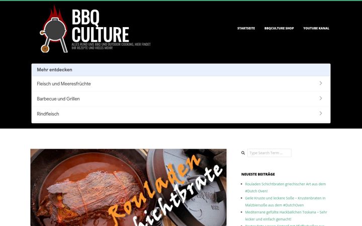 Screenshot of bbq-culture.de