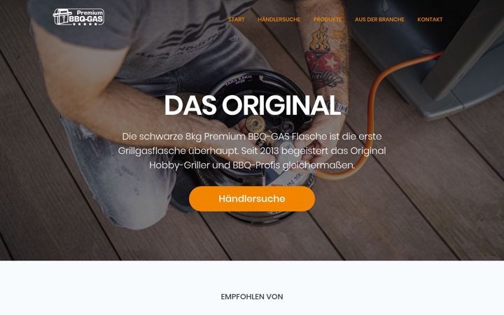 Screenshot of bbq-gas.eu