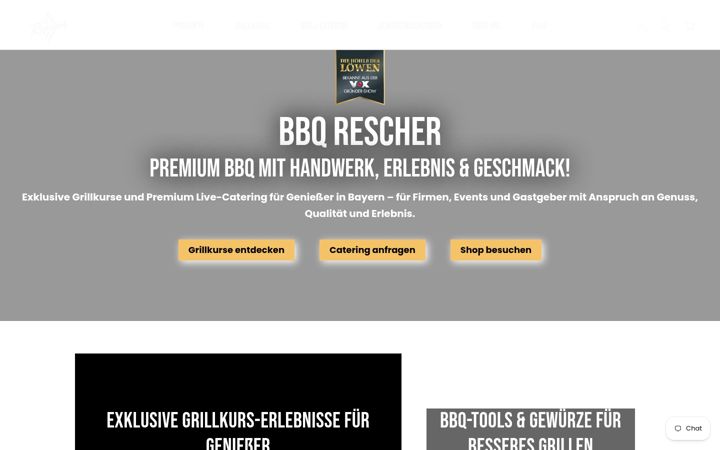 Screenshot di bbq-rescher.de