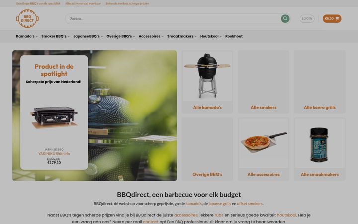 Skjermbilde av bbqdirect.nl