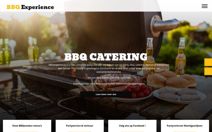Screenshot of bbqexperience.nl