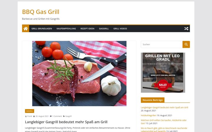 Screenshot of bbqgasgrill.info